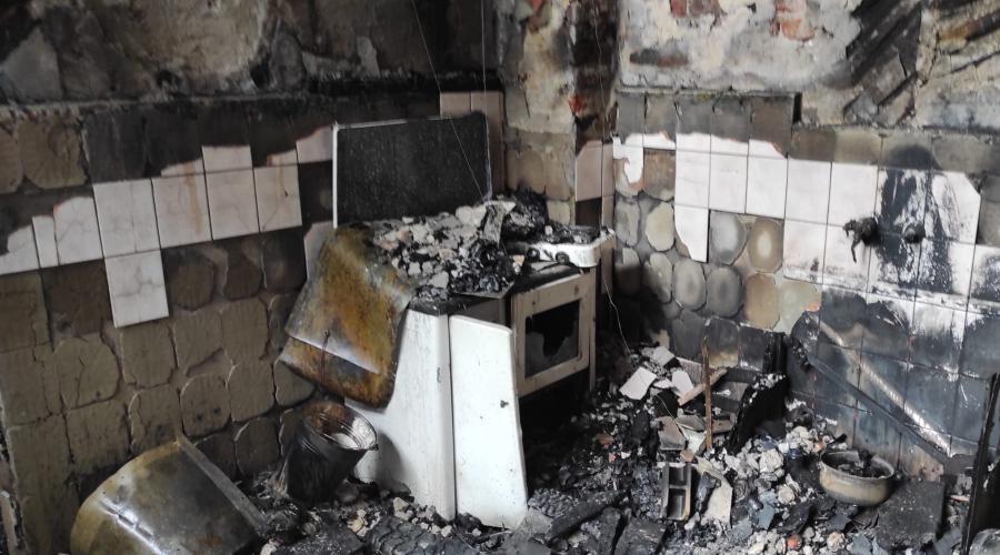 83-latka spłonęła w pożarze domu, który wybuchł w Bukownie